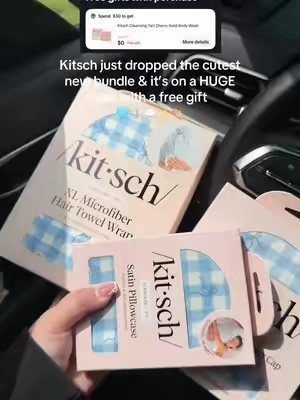 #kitsch #kitschhaircare #satinbonnet #satinpillowcase #giftsforher 