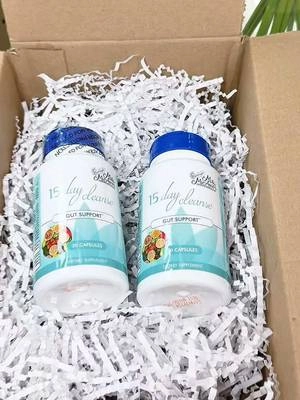 @MilaMiAmor #BackToSchool Pack de 2 tratamientos de limpieza de 15 días: apoyo para el intestino y el colon | Sin cafeína | Fórmula avanzada con sen, cáscara sagrada y cáscara de psyllium | Sin OGM | 60 cápsulas