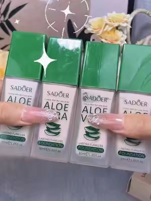Dry Foundation Problems? Try This Aloe Formula✨#Foundation#AloeFoundation#FullFaceMakeup#NaturalGlow #tiktikoshop 