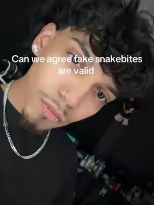 Can we agree fake snakebites are valid #snakebites #piercings #piercing #alt 