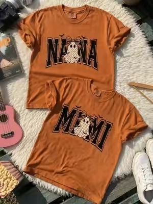 Custom Mama Halloween Shirt #ghostbow #custommama #halloween #vintage #tiktokmademebuyit 