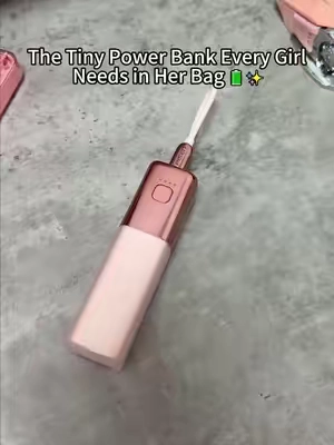 The Tiny Power Bank Every Girl Needs in Her Bag 🔋✨
 #TikTokMadeMeBuyIt
 #AmazonFinds
 #MustHaveGadgets
 #GadgetFinds
 #SohoChic