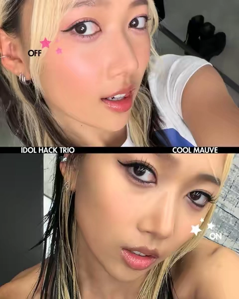 and the different sides she brings to each. ✨ With IDOL HACK TRIO, she’s ready to serve full-on diva energy. 🩵💫 @hannahbahng  #romand #IDOLHACKTRIO #romandxhannah #hannahbahng #EyeMakeup