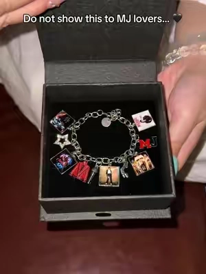 Made for every MJ fan. A memory to keep forever. 🖤 🥹#michaeljackson #MJ #bracelet #kingofpop#tiktokshopbacktoschool 