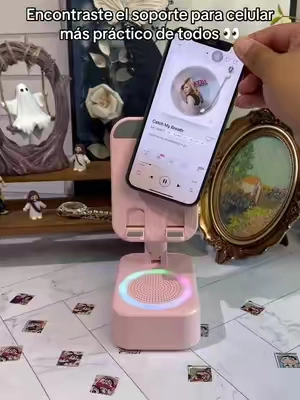 ¿Un soporte para celular que también reproduce música? 😱#summerwins #dealsforyoudays
 #TikTokShopDealsforYouDays