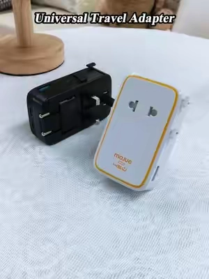 One charger for almost every country 🌍⚡ Stop carrying multiple adapters and travel smarter with this compact all-in-one charger. Perfect for your next trip. ✈️ #TravelAdapter #TravelTech #Adapter #summervibes #TravelEssentials