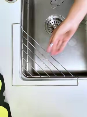 🧽 No glue or screws! Freestanding sink corner drying rack #KitchenHacks #SinkOrganizer #KitchenStorage #fyp #TikTokShop