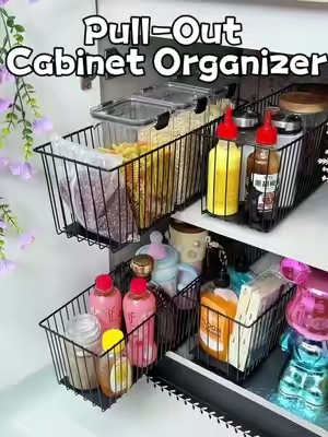 It was time to an update 🥰👏👏#TikTokShopCreatorPicks #KitchenOrganization #KitchenHacks #pulloutcabinetorganizer #kitchen 