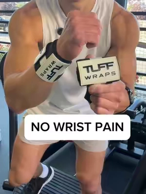 Push heavier weight without wrist pain with tuff wraps @TuffWraps #tuffwraps #wristwraps 