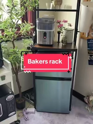 #bakersrack #refrigerator #dormroomfurniture #backtoschoolshopping #tiktokshopsummersale 