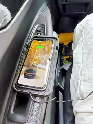 Just drop your phone and goI this anti-slip wireless mat auto-charges while you drive - no hassle! #carcharger #dealsforyoudays #summerfinds #charger #phonecharger