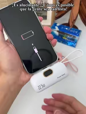 Mini Power Bank, Mega Charging ⚡#PowerBank#NeverRunOutOfBattery#BuyNow#Travelers #TechLife 