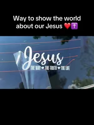 Jesus Christ stickers #jesustheway #jesuschrist #jesusthewaytruthandlife #carsaccessories #faith 