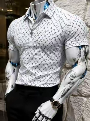 ZITY Men's Golf Shirts Short Sleeve Moisture Wicking Performance Print Patterns Casual Collared Golf Polo Shirt for Men#tiktokshopmemorialday #DealsforYouDays #spotlightfinds #mensfashion #fashion 