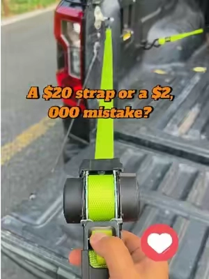 Your cargo is expensive. Your straps shouldn't be the weak link.truckbed #shoppingtrip #tiktokshop #retractableratchestraps #ratchetstraps 