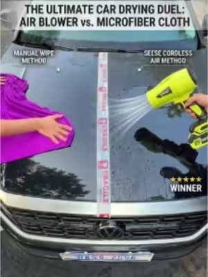 No more hand drying your car!#CarCare #carowners #blower #Tiktokshopsummersale #fyp 