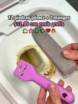 Promoción de mitad de año, 14 piezas de pinceles de pumise solo cuestan menos de 13 dólares y envío gratis, ¡no te lo pierdas! #paratiiiiiiiiiiiiiiiiiiiiiiiiiiiiiii #tiktokshopdealsforyoudays #pumicestone #pumicestonecleaning #SummerWins 
