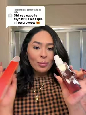 Respuesta a @nala ay mamita gracias, ese brillo en parte lo aporta mis gotitas reparadoras ❤️❤️ #tiktokshopsummersale #blackfriday #miseenscene 