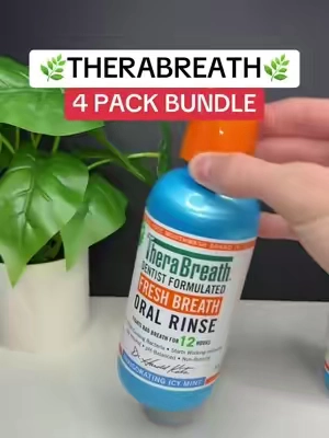 TheraBreath is finally on the shop! #therabreath #mouthwash 