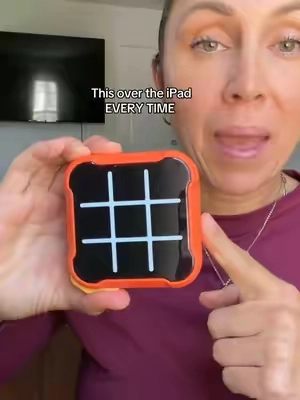 This has become our favorite screen-free game lately! 🎮✨ If your kids love tic-tac-toe, they’ll love this electronic version. Play against the computer, challenge a friend in two-player mode, or switch to the memory game for an extra brain boost. It’s compact, travel-friendly, and perfect for restaurants, road trips, waiting rooms, or quiet time at home. #tictactoe #screenfree #screenfreekids #traveltoys #familygames 
