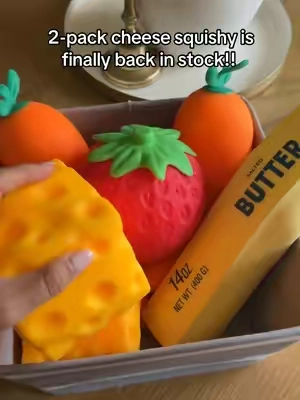 these are such good quality and so satisfying to play with #squishy #asmr #satisfying #squishies #cheesesquishy 