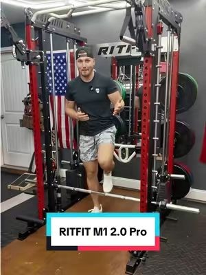 The M1 2.0 Pro is the foundation of my entire garage gym. Smith machine, power rack, dual adjustable pulleys, pull-up station, and room to grow as your gym grows. It’s the one piece of equipment I use every single workout. @RITFIT Sports  #TikTokShopCreatorPicks #TikTokshopbacktoschool #RitFit #HomeGym #GarageGym