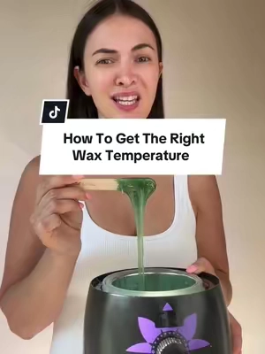 the digital display takes out any guesswork with wax temperature! ✨ #waxing #hardwax #waxkit #waxingathome #tresswellness 