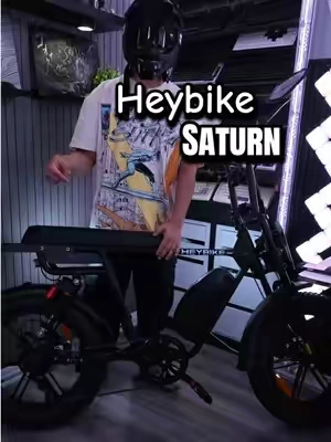 Heybike Saturn E-Bike, Definitely The Fun Way To Get To Work, Gym Or Every Day Use 😍 @Heybike Inc #heybike #ebike #letyourjoyout #heybikesaturn #emoped 