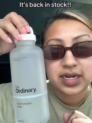 The cutest water bottle #theordinary #theordinaryskincare #theordinarywaterbottle #waterbottle #tiktokshopcreatorpicks