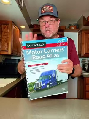 Rand McNally 2027 Deluxe Motor Carriers Road Atlas #roadatlas #roadmap #travelguide #RoysRealReviews 