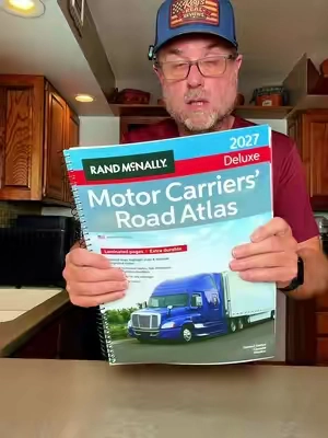 Rand McNally 2027 Deluxe Motor Carriers Road Atlas #roadatlas #roadmap #travelguide #RoysRealReviews 