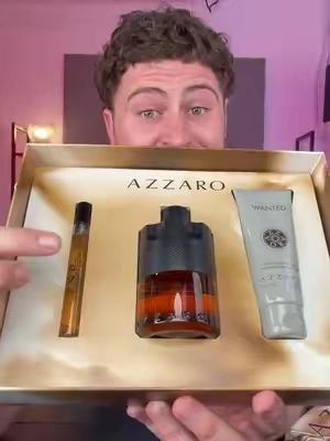 The Azzaro soccer ball was a nice touch 😂🔥 #azzaro #giftsforhim #azzarothemostwanted #azzarogiftset #tiktokshopbacktoschoolsale 