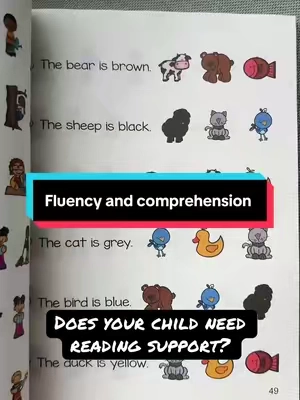 Fluency and comprehension workbook. #readingsupport #readingintervention #fluency @Hatwoo 