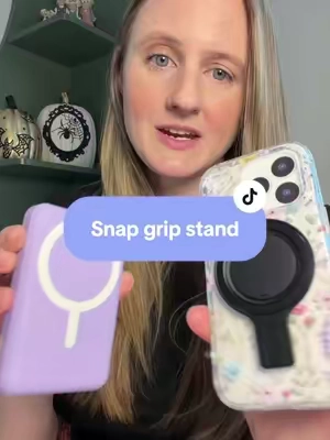 My favorite phone grip got an upgrade, into a phone stand #phonegrip #phoneaccessories #phoneholder #phonehacks #techfinds 