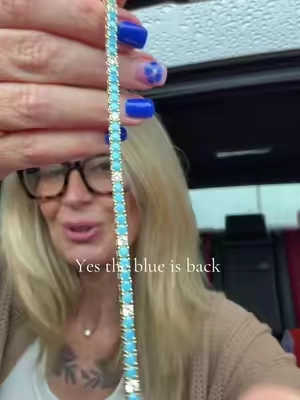 Finally the turquoise is back !!!#pavoi #tennisbracelet #TikTokshopbacktoschool #goldjewelry 