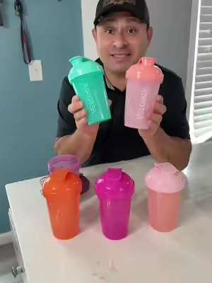 6-Pack 20oz Protein Shaker Bottles - BPA-Free, Leak-Proof Gym Accessories Water Bottles with Wire Whisk Ball for Gym Essentials Reusable Water #ProteinShakerBottles #MixingCups #WaterBottle #tiktokshopcreatorpicks #TikTokshopbacktoschool   