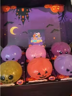 The cutest Halloween mystery dumplings! Nontoxic and BPA free! ##squishytoy##dumplings##halloweensquishy##viraldumplings
