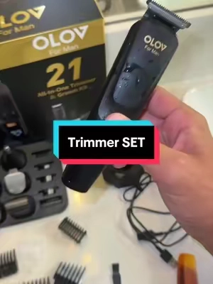 Men’s 21 in 1 OLOV ELECTRIC TRIMMER SET ON SALE!! #olov #mengrooming #olovhairtrimmer #olovelectricrazor #trimmer 
