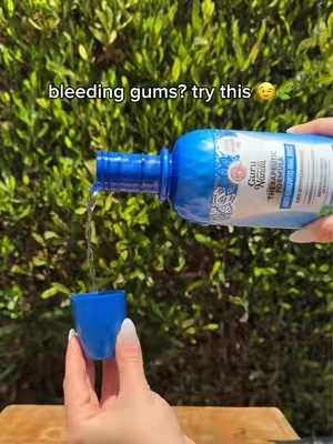 If you’re noticing red or bleeding gums, it might be time to upgrade your routine. Skipping floss, plaque buildup, and dry mouth can quietly lead to gum inflammation. Adding an anti-gingivitis mouthwash can help target the bacteria that cause gum disease and support healthier gums. #gurunanda #gingivitis #bleedinggums