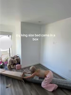 less than $200 and comfy. bruh if moving out for the first time on your own this is the mattress tbh. I did the research before I bought this myself not sponsored I don’t have to link it but I will cause it’s so goooddd pls I have to tell everyone about this 
