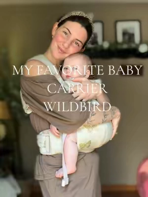 Absolutely love wearing my baby & love this carrier sm 🦋 #babywearing #wildbirdcarrier #2under2 #mamamusthaves @Wildbird 