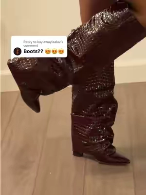 Replying to @kaylawaylaaluv here you go ❤️‍🔥 #boots #tiktokshopfinds 