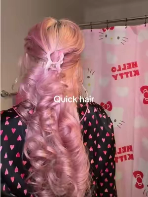 Perfect for a busy morning, but you don’t have time to do your hair #backtoschoolhair #overnighthair #overnighthairstyles #heatlessblowout #heatlesshair 