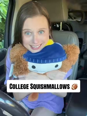 I am losingggg my mind over these university squishmallows because like how cute would they look in a college dorm!? #squishmallow #backtoschool #umich #CollegeFootball #dormlife @Jazwares 