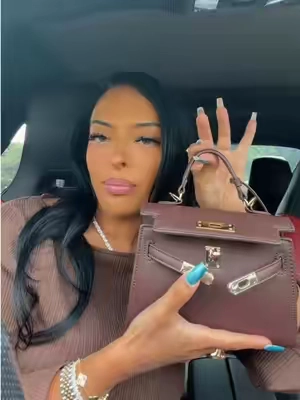Chocolate brown mini luxe bag with gold hardware for all my bourgeois on a budget babes 🤎💫 so cute & stylish perfect for fall #luxurybag #minibag #fashiontok #fallfashiontrends #styleinspo  
