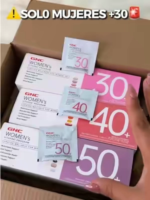 GNC Age-Based Vitapaks Program for Women - 30+/40+/50+ #womenshealth #multivitamin #gnc##tiktokshopbacktoschool #tiktokshopcreatorpicks