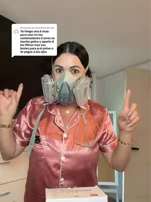 Respuesta a @Luis alf-Face Respirator Mask with Filter Box, Reusable Dustproof Safety Protective Mask, Safety Equipment, Safety Gear for Woodworking, Construction, Chemicals and DIY #summerwins #dealsforyoudays #Summervibes #tiktokbacktoschool #tiktokshopsummersales 