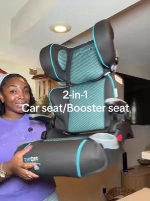 Perfect lightweight booster car seat for your little one!! Comes fully loaded !! @Baby Trend you did your biggest one with these 🔥🔥🙌🏾 #babytrend #boosterseat #carseat #lightweightcarseat #toddlercarseat 