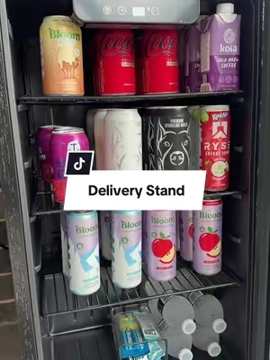long over due but so excited to do this for them ! 🫶 #deliveryheroes #deliverydriver #minifridge #fridgerestock 