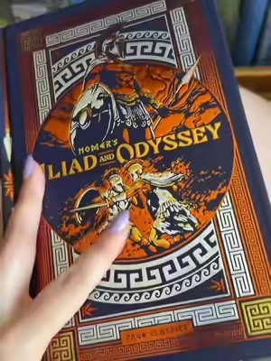 Because the #iliad and the #odyssey are #classicliterature #BookTok #theodyssey 